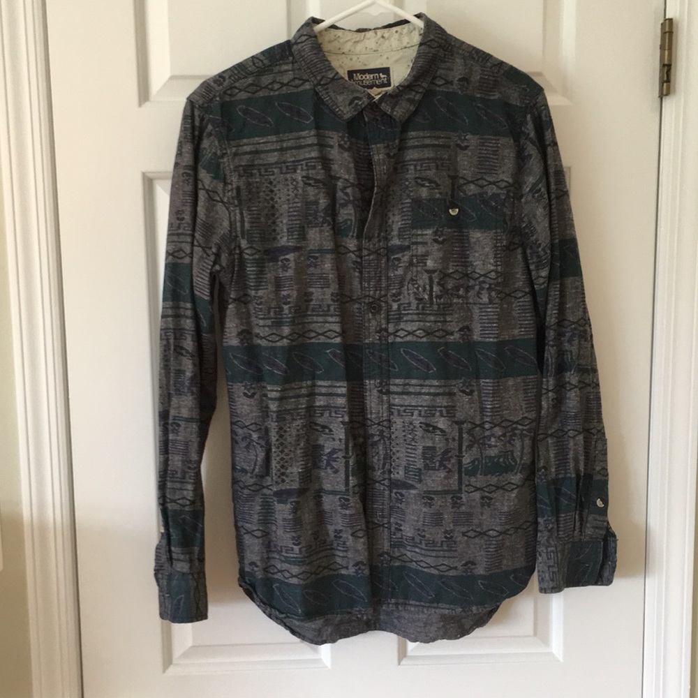 Men’s Modern Amusement Button Down - Medium